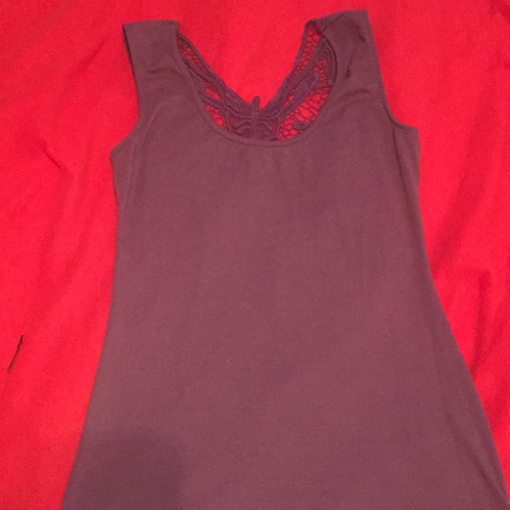 Purple tank